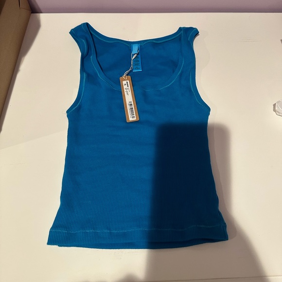 Skims Cotton Rib Tank Sz XS in Mykonos - Picture 2 of 4